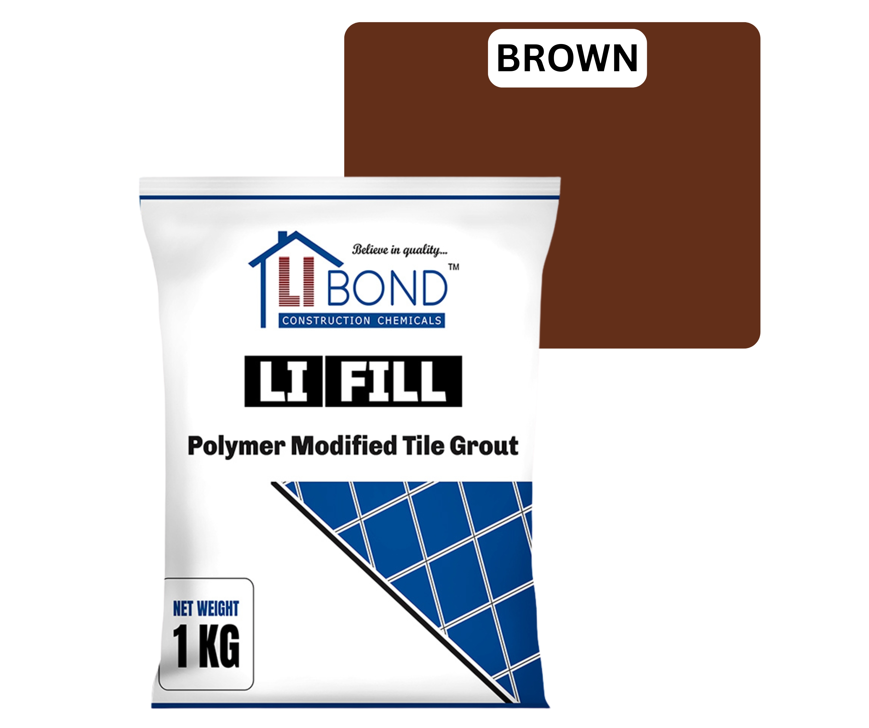 BROWN GROUT
